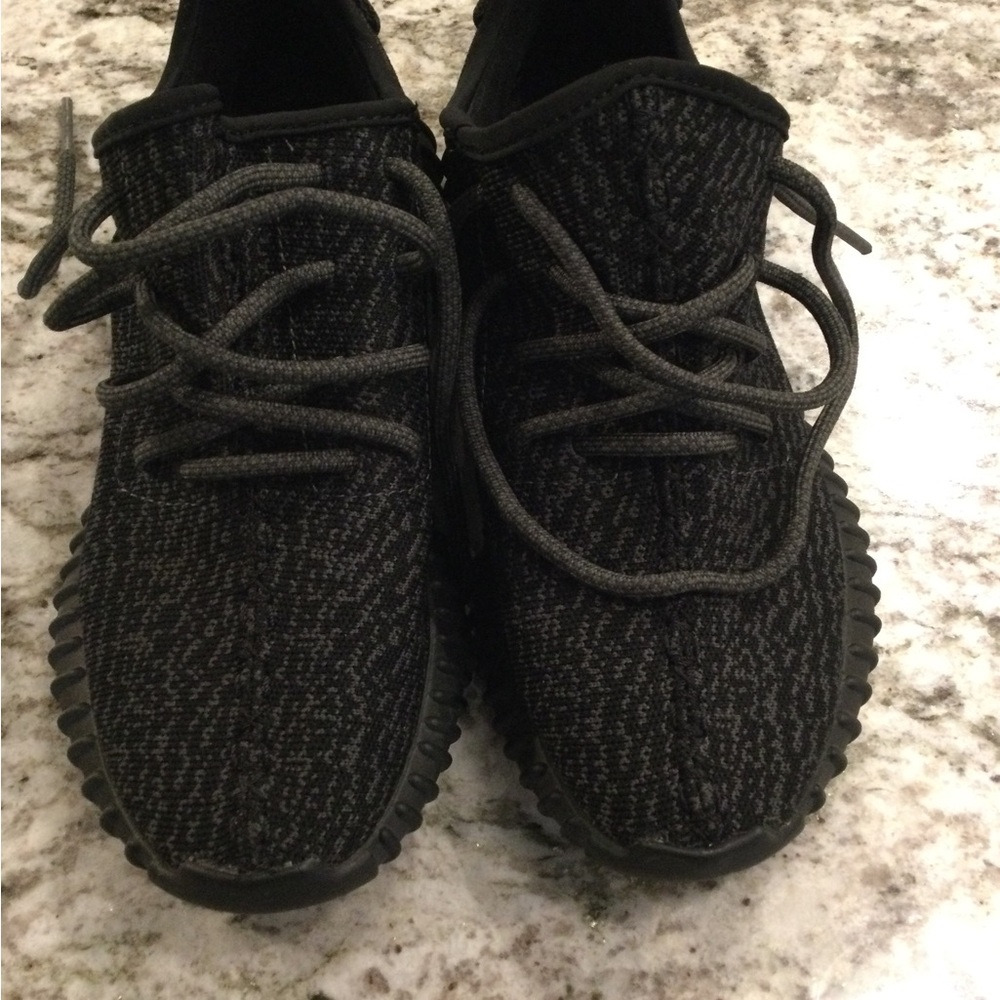 Black Knit Men's Shoes